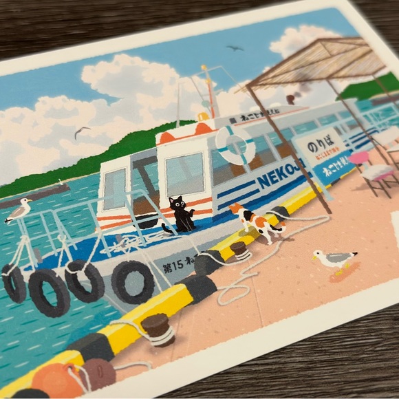 Kittens Travel Life in Japan Postacard Set ❘ Postal (12 sheets of 12 patterns) - Picture 12 of 16